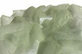 Cubic Green Fluorite (Dodecahedral Edges) Crystal Cluster - China #351328-1